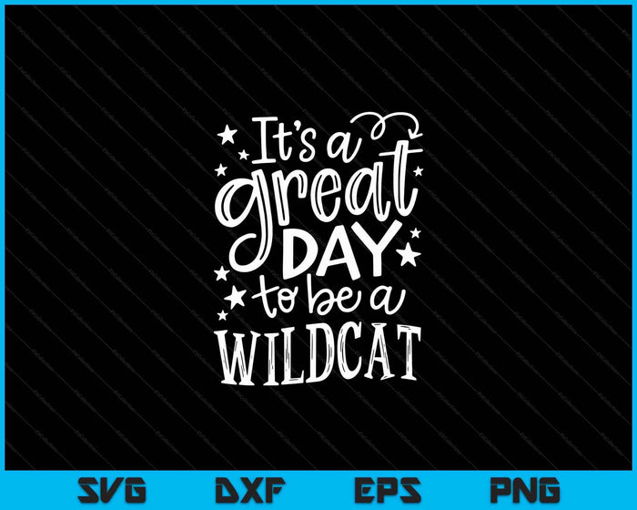 Wilde kat Het is een geweldige dag om een ​​wilde kat dierenliefhebber te zijn SVG PNG digitale snijbestanden