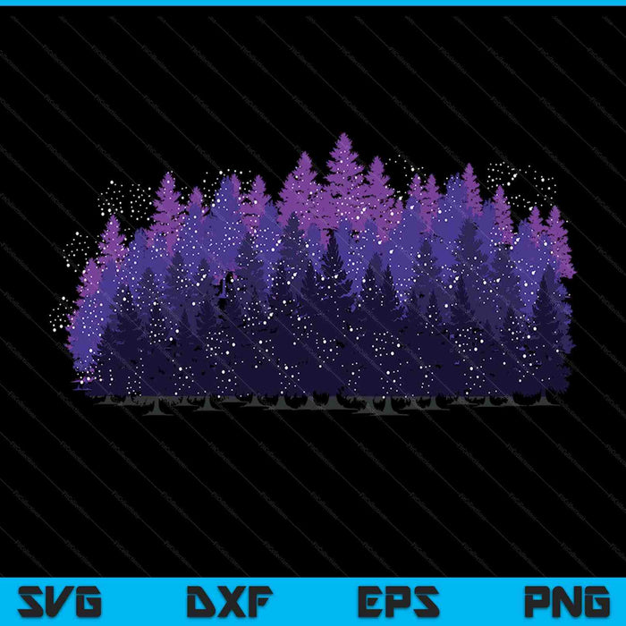 Wildlife buiten bomen natuur bos SVG PNG digitale snijbestanden