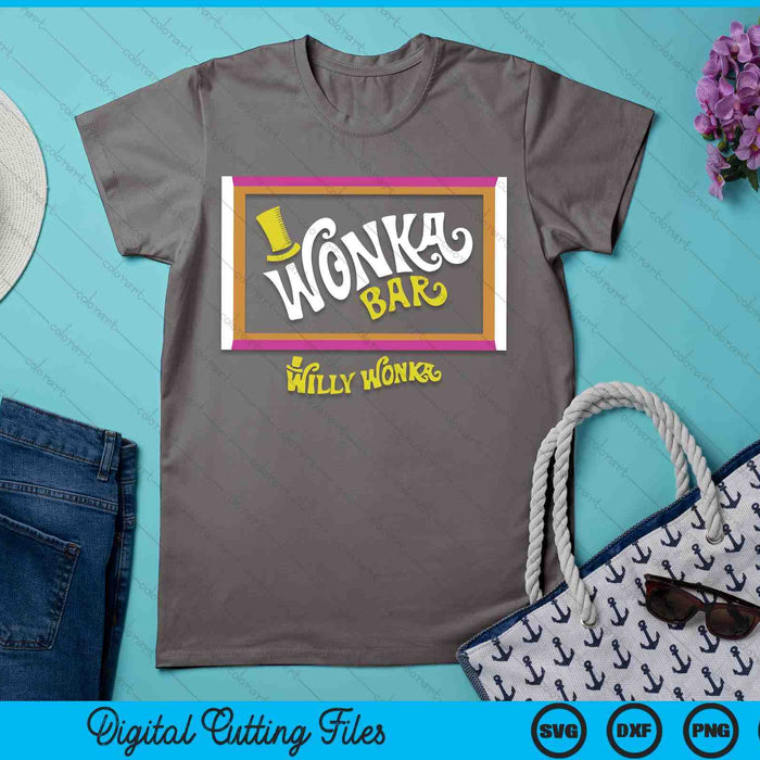 Willy Wonka & The Chocolate Factory Wonka Chocolate Bar SVG PNG Digital Printable Files