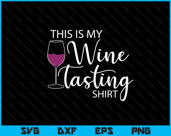 Wine Tasting SVG PNG Cutting Printable Files
