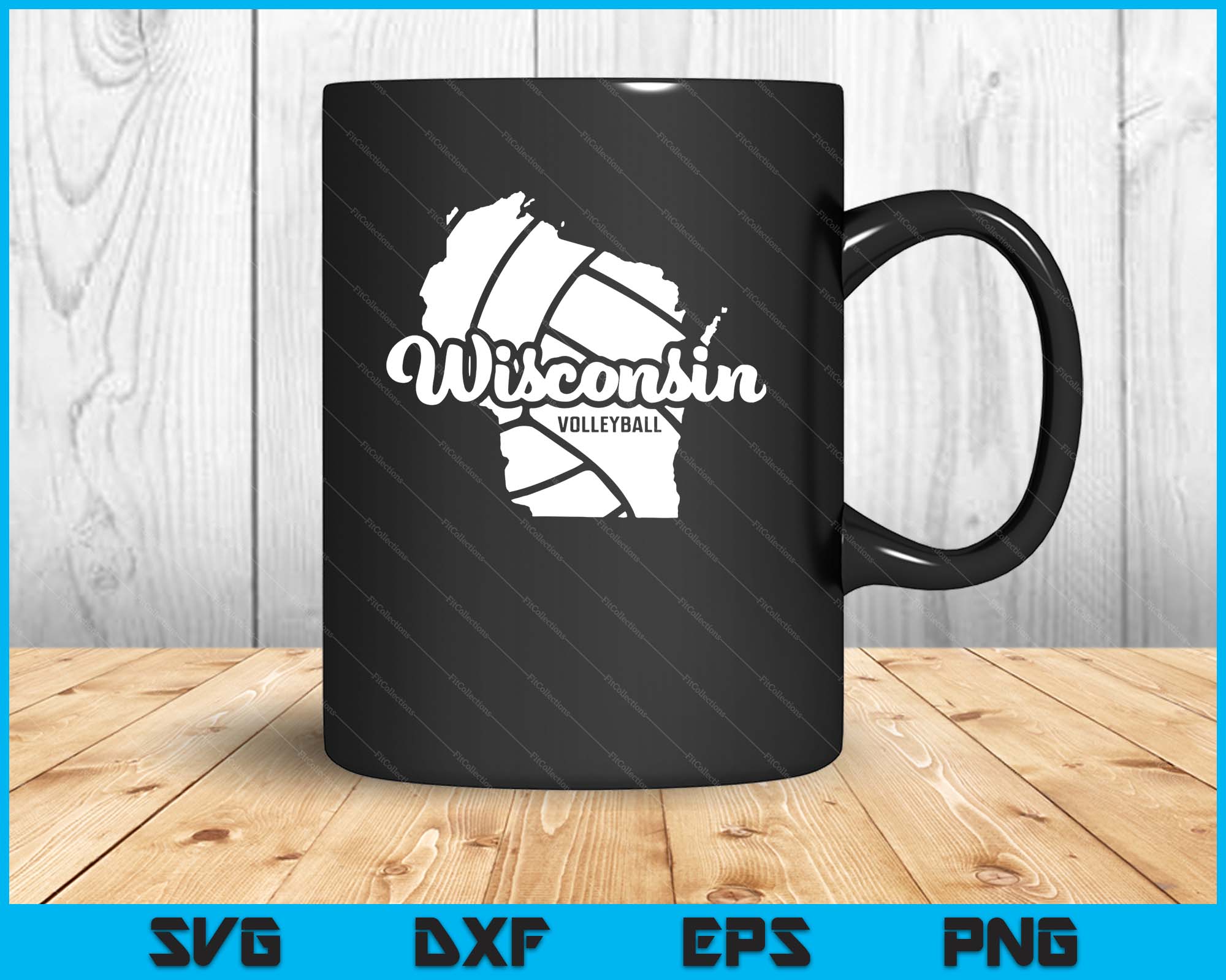Wisconsin Volleyball Retro Script SVG PNG Digital Cutting Files ...