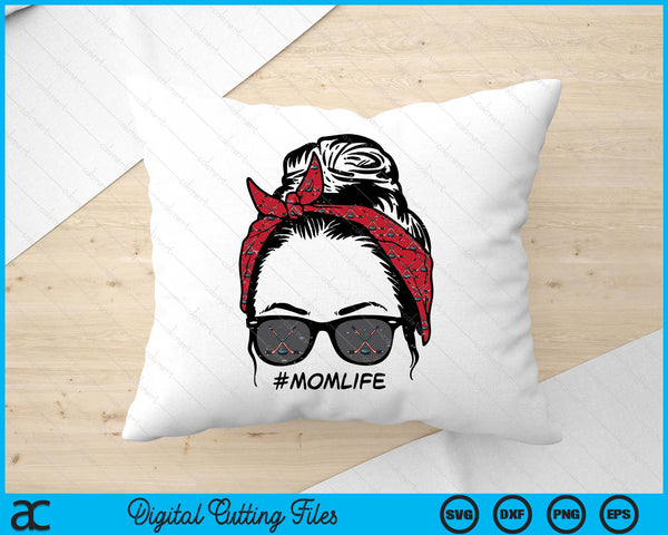 Woman Ice Hockey Bandana Sunglasses SVG PNG Digital Printable Files