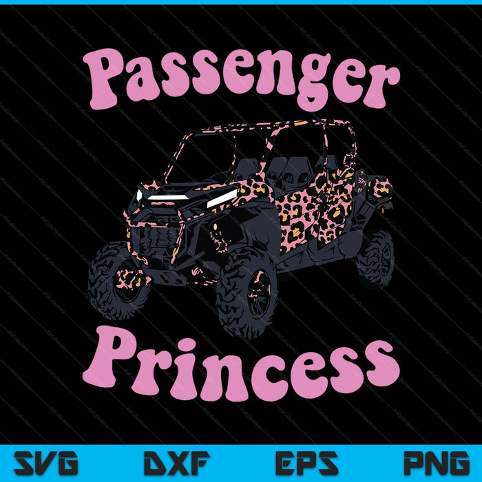 4 wheeler sxs off road UTV passenger princess SVG cut file