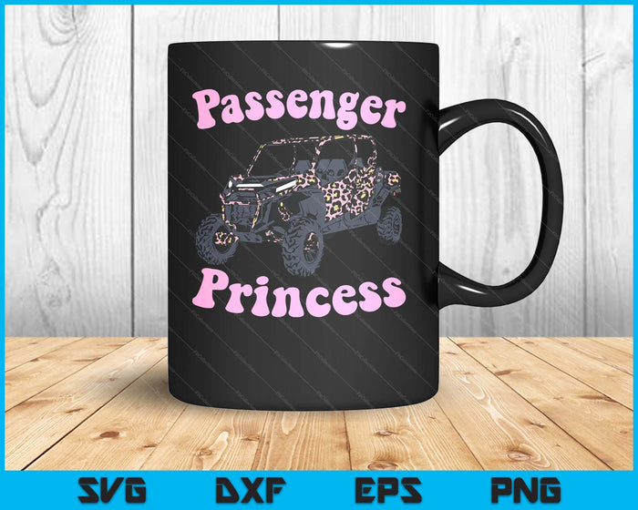 4 Wheeler Sxs Off Road Utv Passenger Princess SVG PNG Digital Printable Files