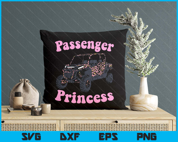 4 Wheeler Sxs Off Road Utv Passenger Princess SVG PNG Digital Printable Files