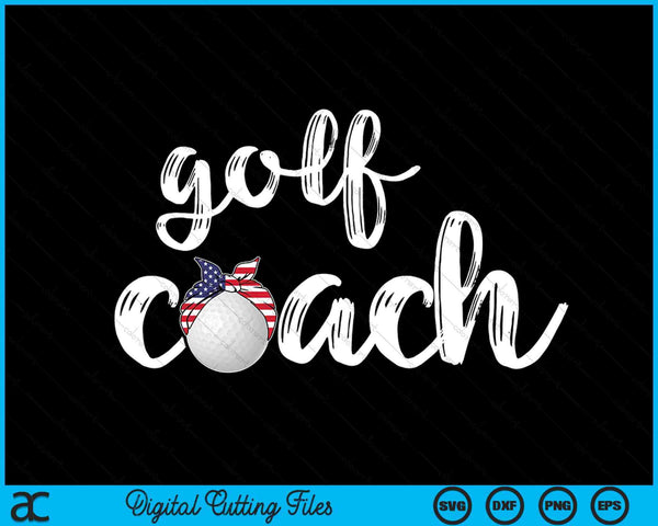 Womens Golf Coach US Girls Golf Coaches SVG PNG digitale snijbestanden