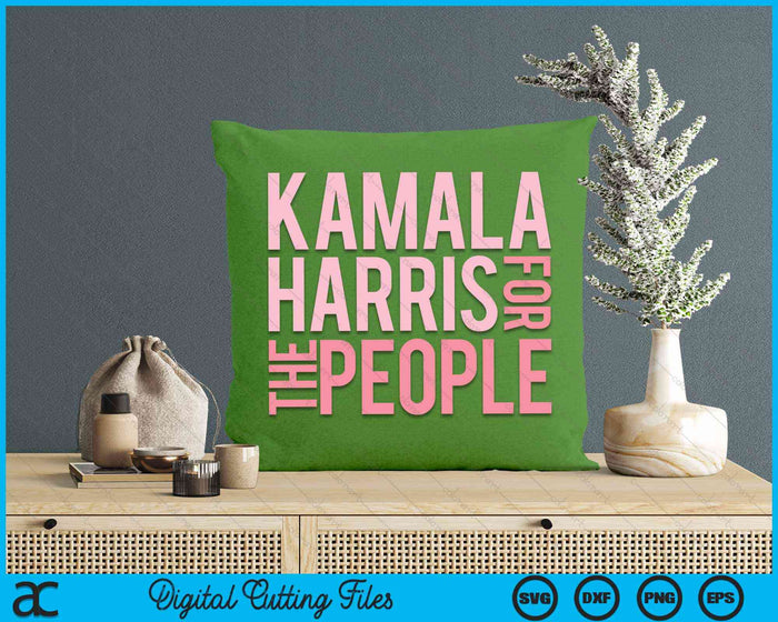 Womens Kamala Harris For The People SVG PNG Digital Cutting Files