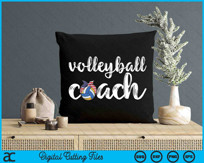 Womens Volleyball Coach  US Girls Volleyball Coaches SVG PNG Digital Cutting Files
