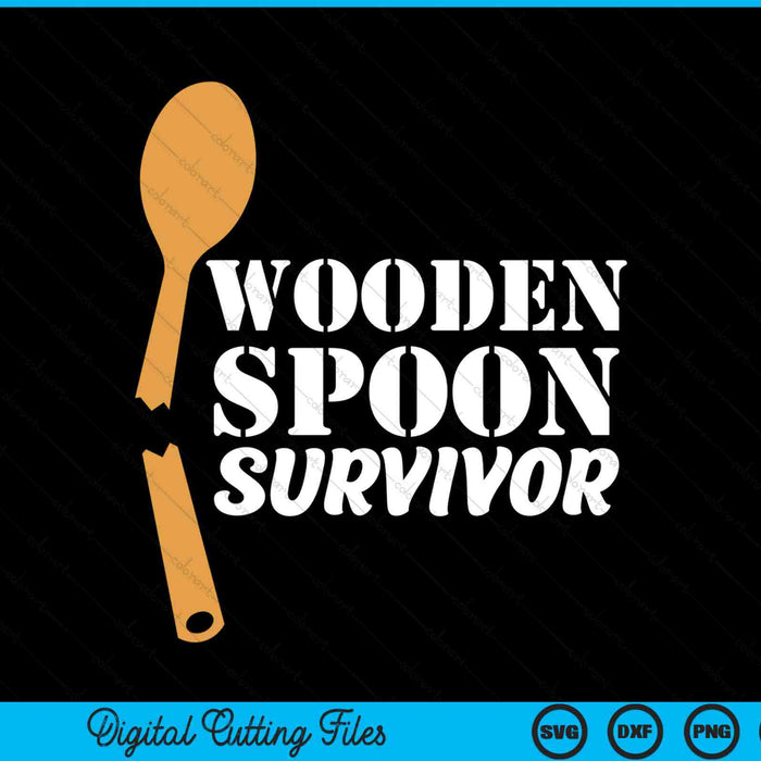 Wooden Spoon Survivor Italian Filipino Pride SVG PNG Digital Cutting Files