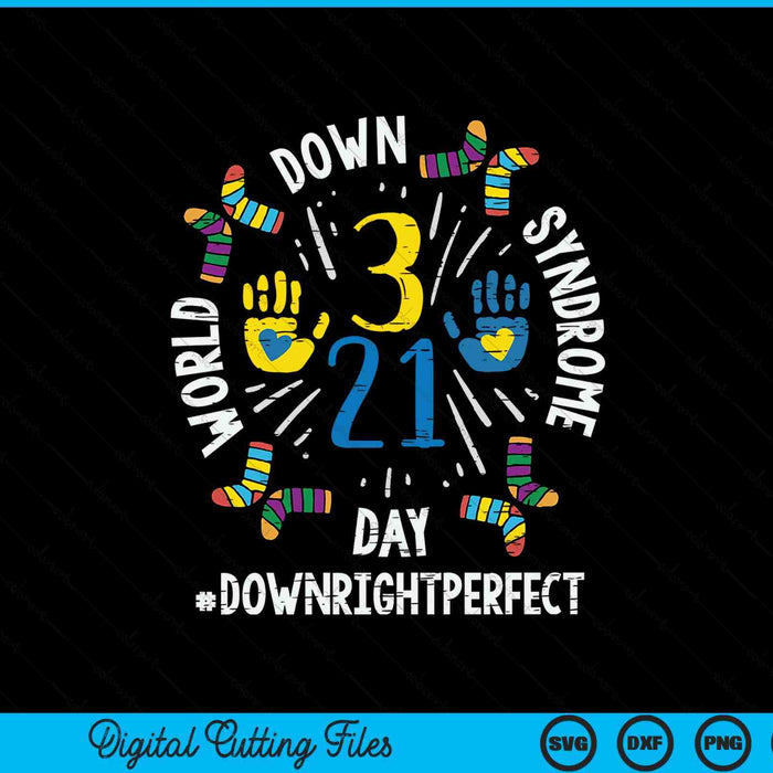 World down syndrome day 321 awareness support SVG cut file