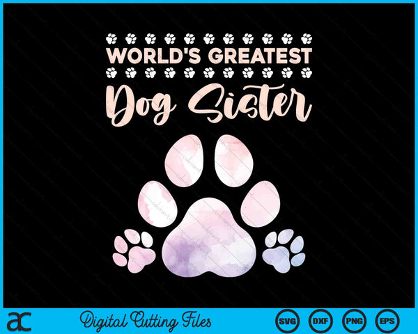 'S Werelds beste hond zus hondenliefhebber SVG PNG digitale snijbestanden