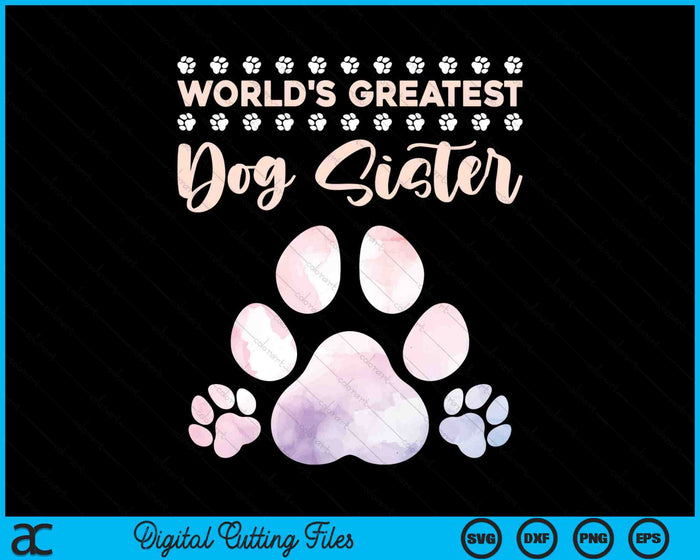 'S Werelds beste hond zus hondenliefhebber SVG PNG digitale snijbestanden