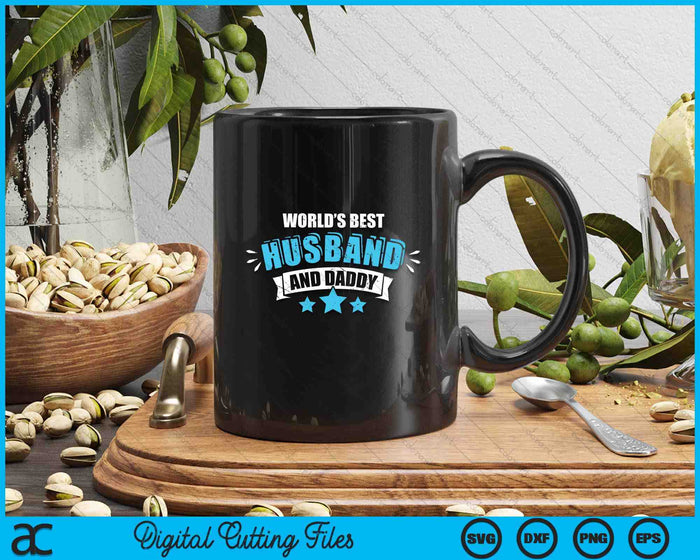 World's Best Husband And Dad Gift For Father's SVG PNG Digital Printable Files