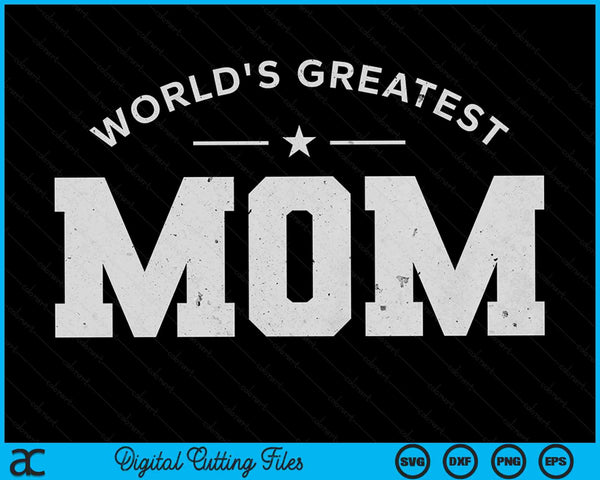 'S Werelds grootste moeder Moederdag SVG PNG digitale afdrukbare bestanden
