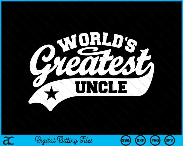 'S Werelds grootste oom grappige oom SVG PNG digitale snijbestanden