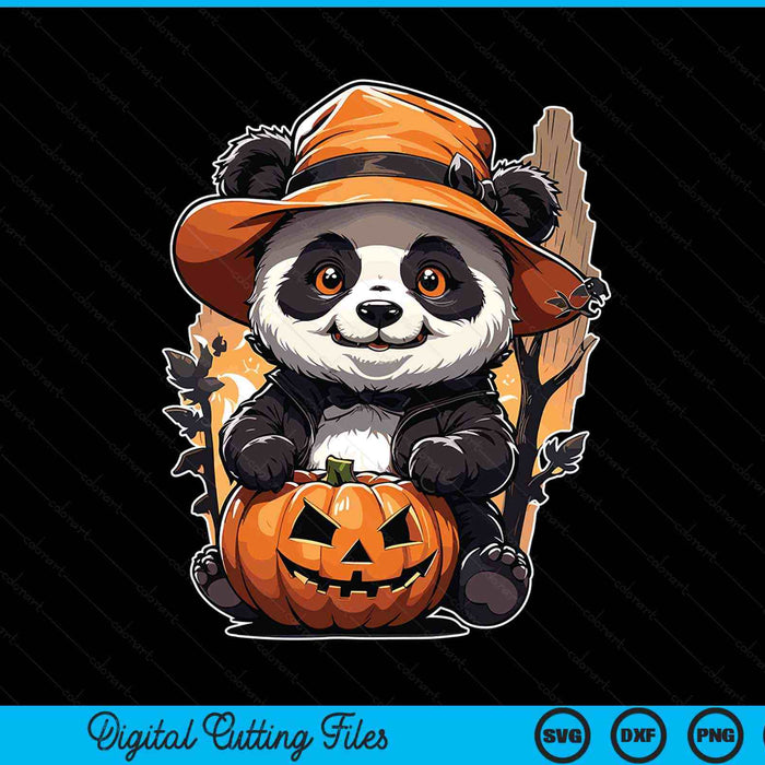Zombie Panda Halloween Costume October Spooky Halloween SVG PNG Digital Cutting File