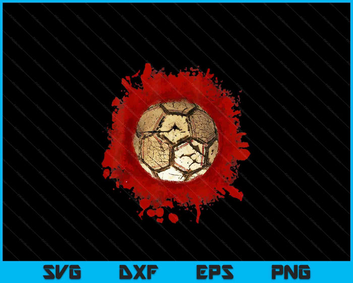 Zombie voetbal bloed enge speler Halloween kostuum SVG PNG digitale snijbestanden