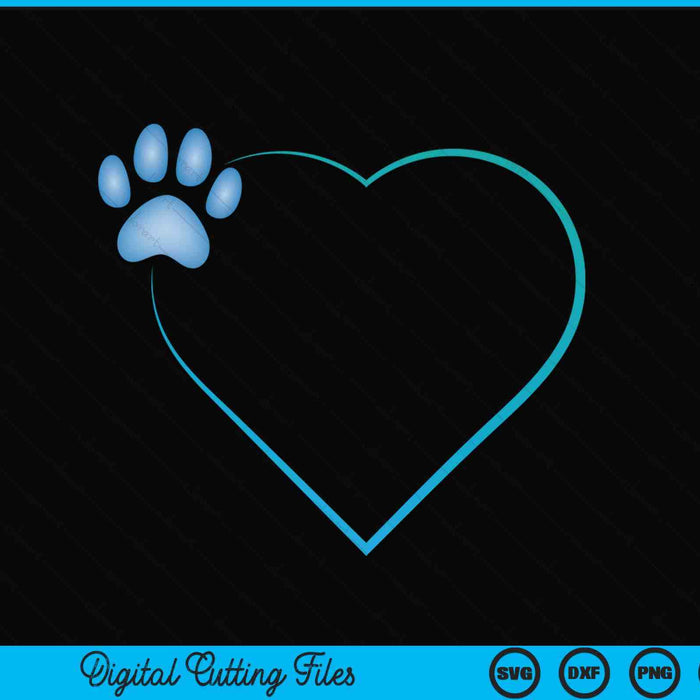 iPhone 11 Heart With Paw Of A Dog Or Cat For Animal Lovers SVG PNG Digital Cutting File