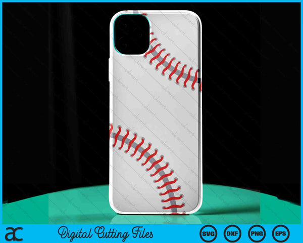 iPhone 15 Pro Max Baseball Stitches Sports Ball Game Phone Case SVG PNG Digital Cutting Files