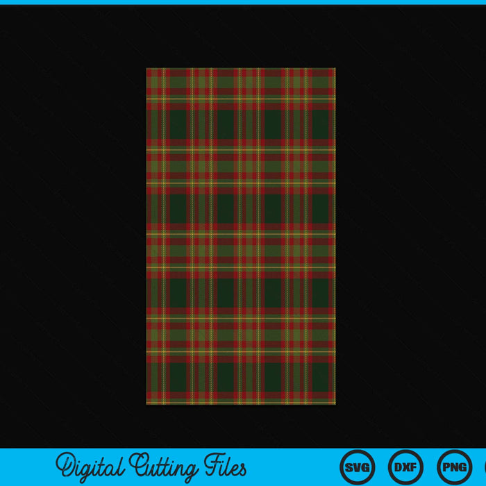 Iphone 15 pro Max campbell watch scotland plaid clan Scottish tartan case SVG cut file