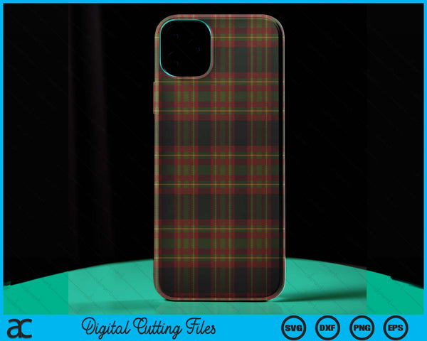iPhone 15 Pro Max Campbell Watch Scotland Plaid Clan Scottish Tartan Case SVG PNG Digital Cutting Files