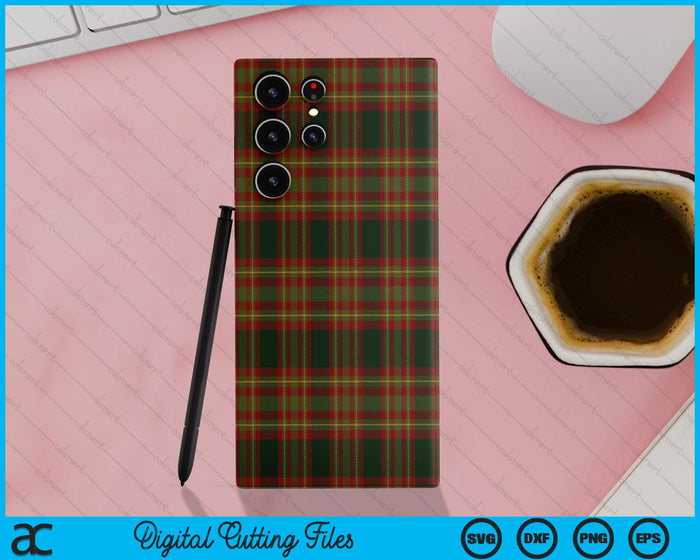 iPhone 15 Pro Max Campbell Watch Scotland Plaid Clan Scottish Tartan Case SVG PNG Digital Cutting Files