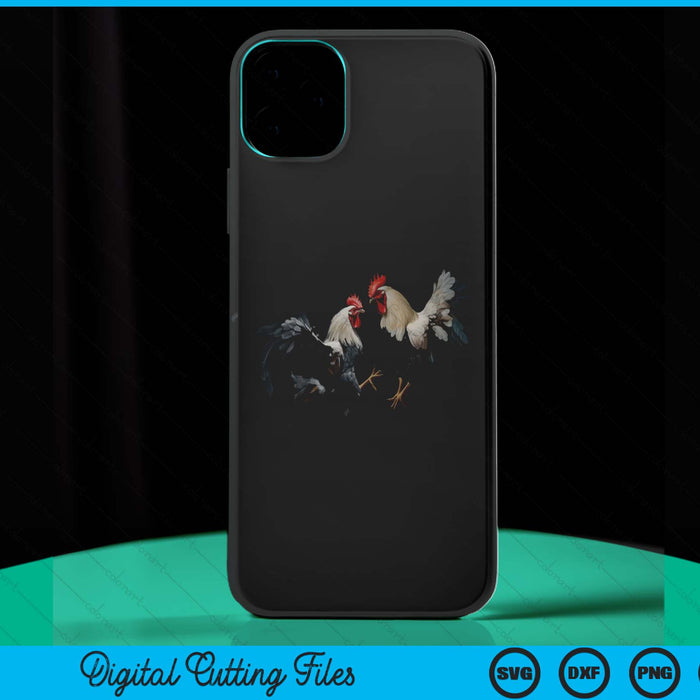 iPhone 15 Pro Max De Gallos Cockfighter Game Fowl Cockfighting Rooster Case SVG PNG Digital Cutting Files