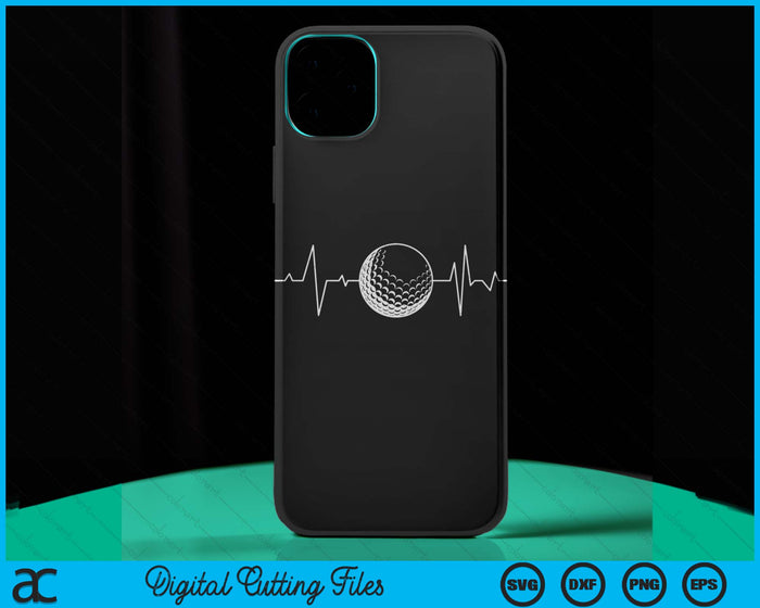 iPhone 15 Pro Max Score Big with Golf Heartbeat I Love Enthusiasts Case SVG PNG Digital Cutting Files