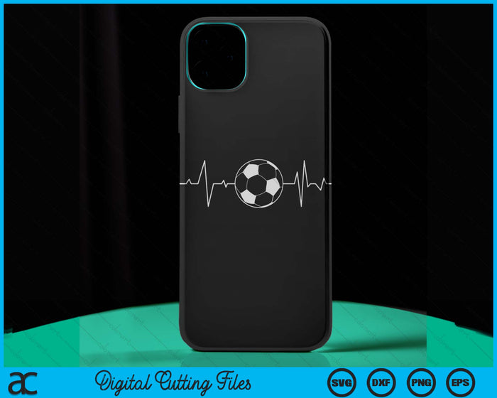 iPhone 15 Pro Max Score Big with Soccer Heartbeat I Love Enthusiasts Case SVG PNG Digital Cutting Files