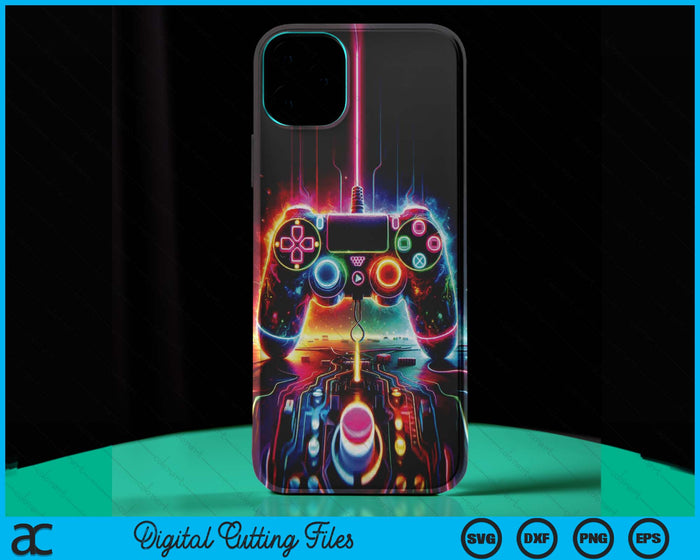 iPhone 15 Pro Max Video Game Controller Gamer Boys Teens Men Gaming Lovers Case SVG PNG Digital Cutting Files