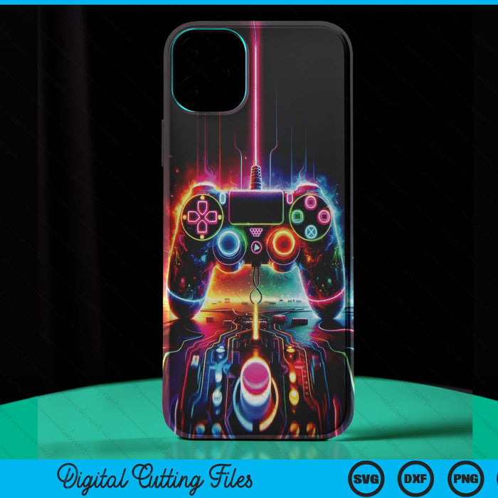 iPhone 15 Pro Max Video Game Controller Gamer Boys Teens Men Gaming Lovers Case SVG PNG Digital Cutting Files