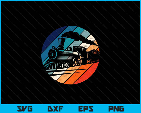 Rain railroad vintage locomotive old model SVG cut file