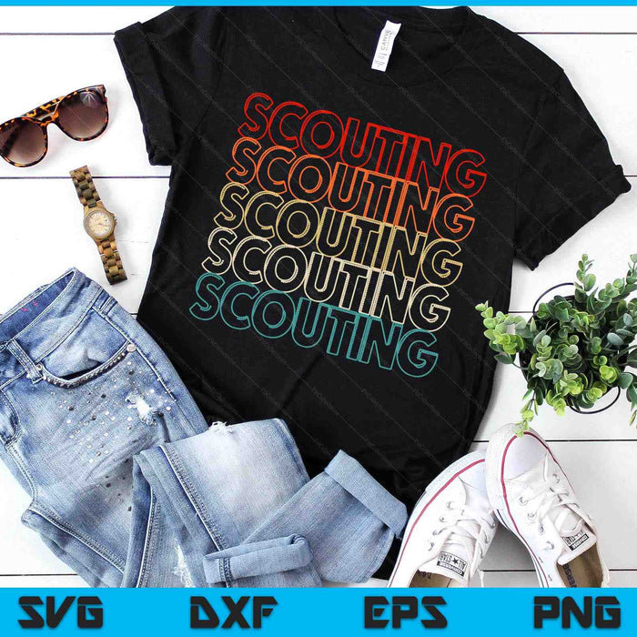 vintage Scouting Retro Scouting Camping Boy Hiking Scouting SVG PNG Digital Printable Files