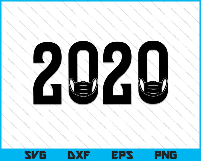 2020 Cuarentena SVG PNG Cortar archivos imprimibles