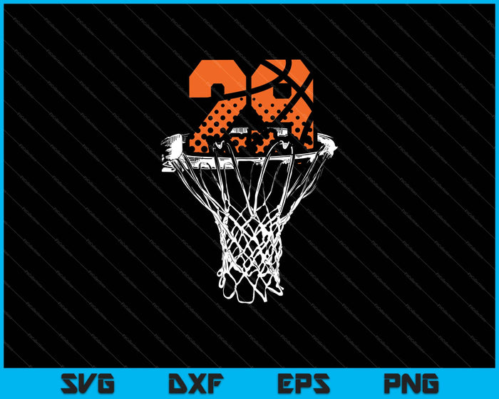 29th Birthday Basketball Svg Cutting Printable Files