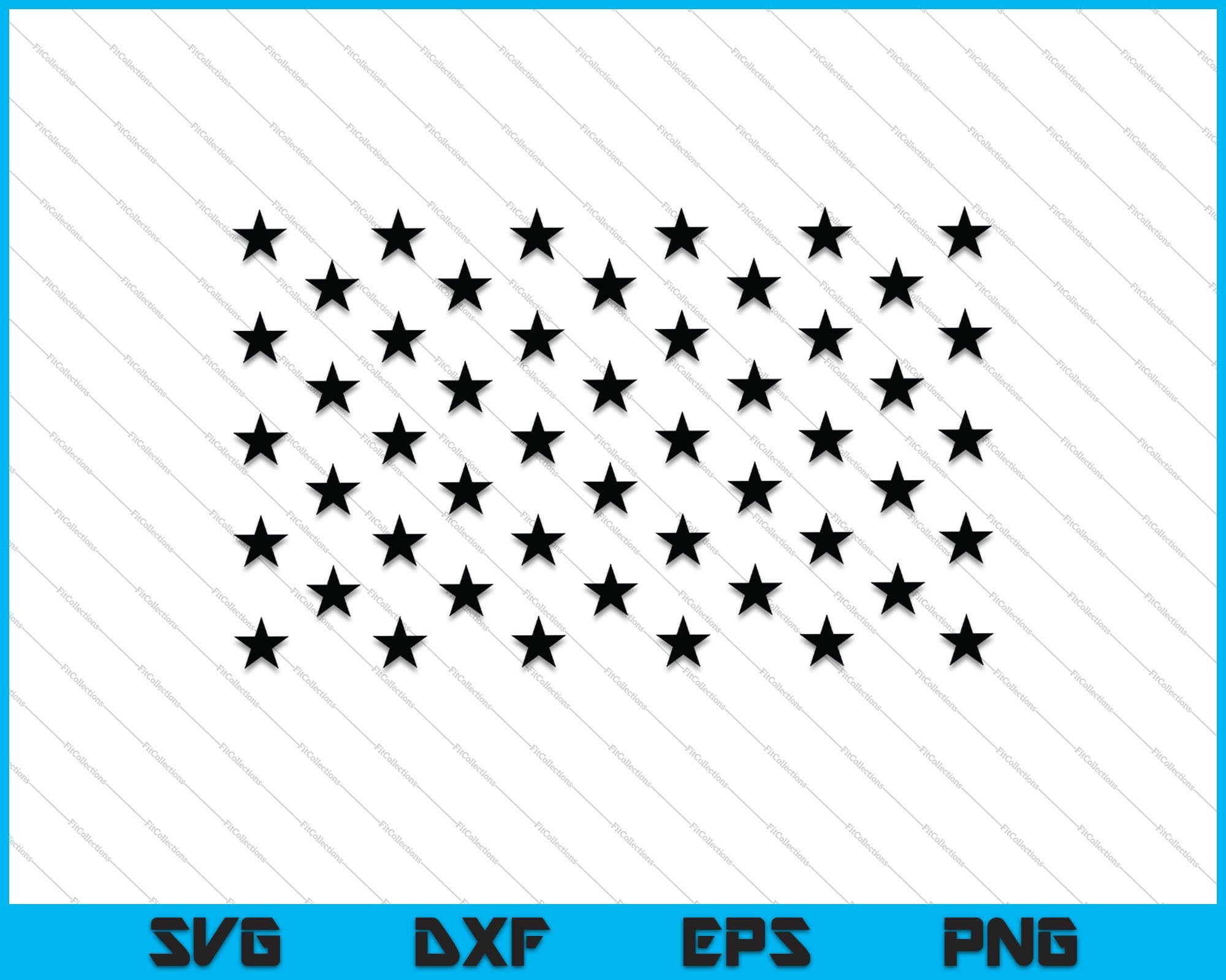 50 American Union US Flag Stars SVG PNG Printable Files – creativeusarts 50 American Union US Flag Stars SVG PNG Printable Files – creativeusarts