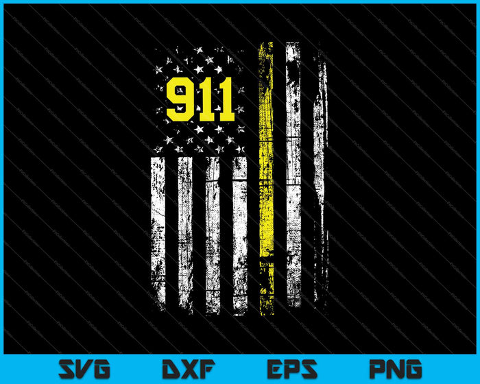 911 First Responder USA Dispatcher SVG PNG Cortando archivos imprimibles