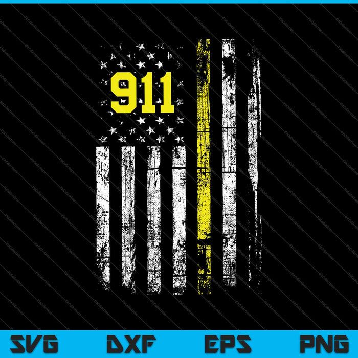 911 First Responder USA Dispatcher SVG PNG snijden afdrukbare bestanden