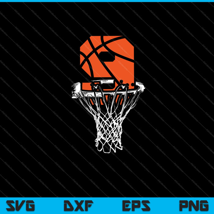 9e verjaardag basketbal Svg snijden afdrukbare bestanden