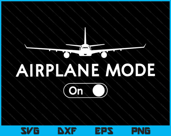 Airplane Mode on pilot SVG PNG Cutting Printable Files