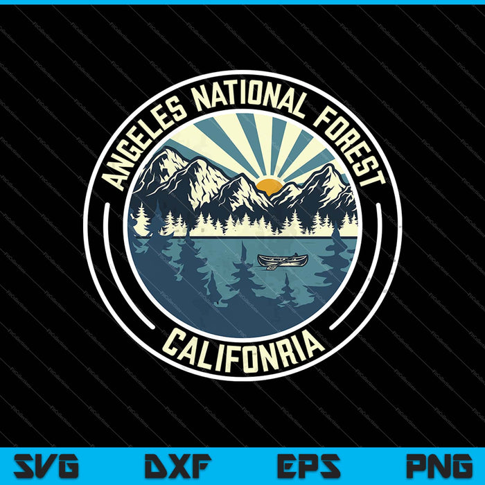 Angeles National Forest California SVG PNG Cutting Printable Files