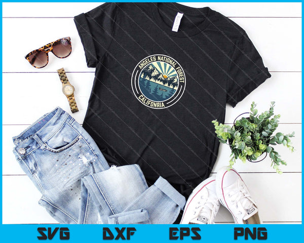 Angeles National Forest California SVG PNG Cortar archivos imprimibles - on a t-shirt