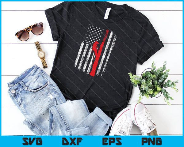 Boomverzorger patriottische noodlijdende 4 juli Amerikaanse vlag SVG PNG snijden afdrukbare bestanden  - on a t-shirt