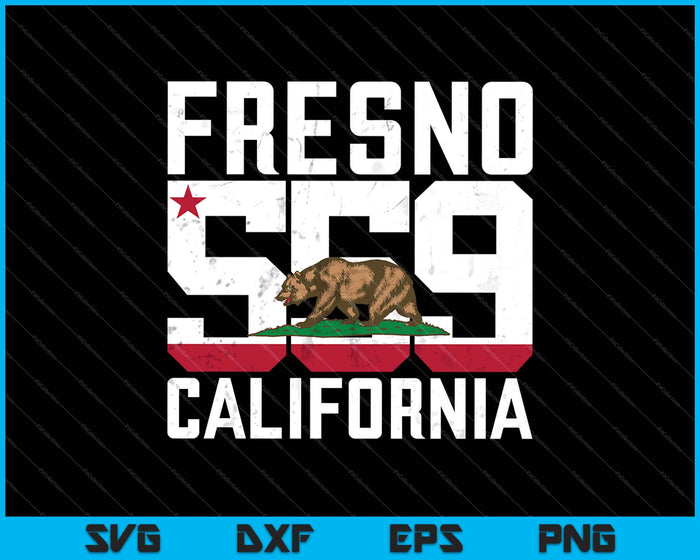 Area Code 559 Fresno California SVG PNG Cutting Printable Files