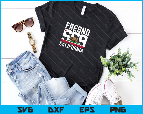 Area Code 559 Fresno California SVG PNG Cutting Printable Files - on a t-shirt