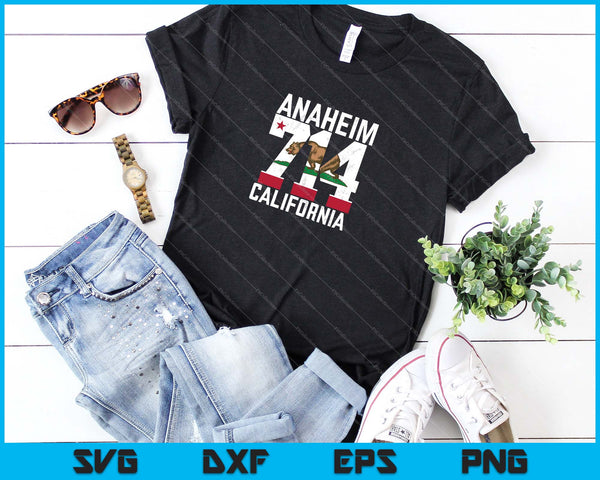 Area Code 714 Anaheim California SVG PNG Cutting Printable Files - on a t-shirt