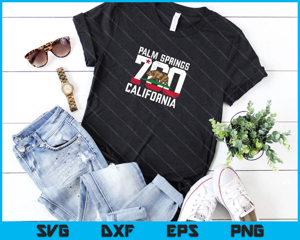 Area Code 760 Palm Springs California SVG PNG Cutting Printable Files - on a t-shirt