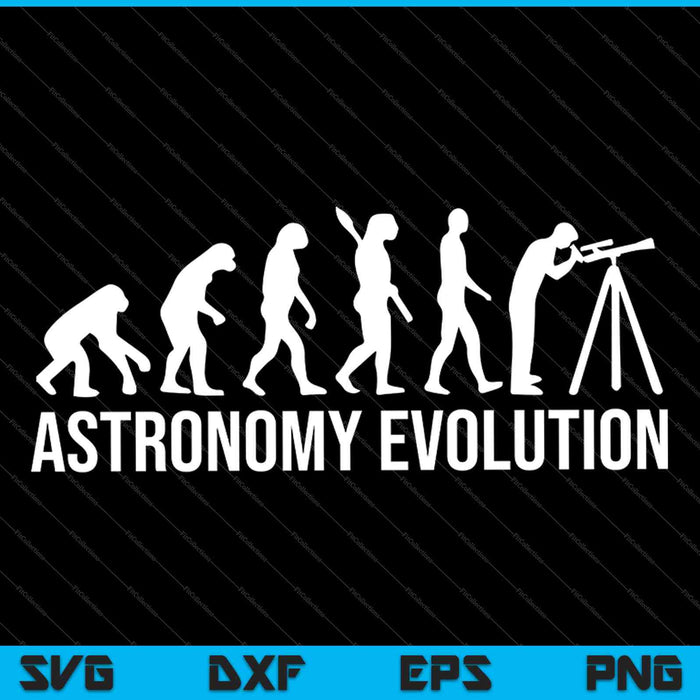 Astronomie Evolutie Wetenschap Ruimte SVG PNG Snijden afdrukbare bestanden