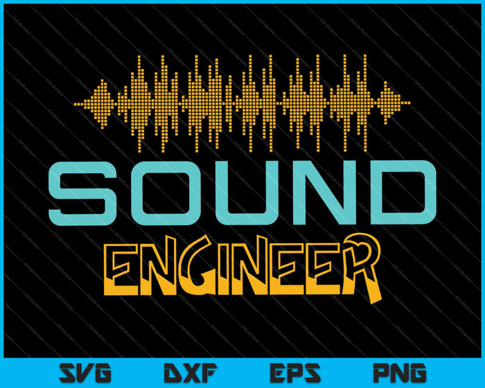 Audio Engineer Music Production Sound Engineer SVG PNG Cutting Printable Files