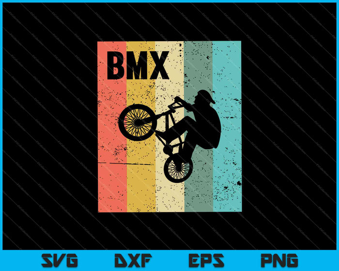 BMX Retro SVG PNG snijden afdrukbare bestanden